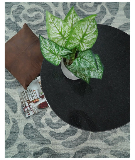 Hand Tufted Contemporary Gray and Silver Wool Area Rug