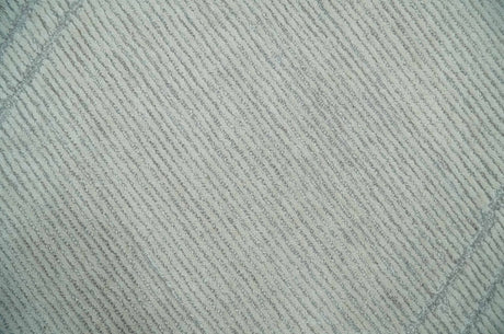 Hand Tufted Ivory Traditional Geometrical Moroccan Design Custom Made Rug