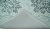 Hand Tufted Modern Ivory and Gray Wool Area rug