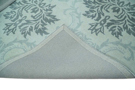 Hand Tufted Modern Ivory and Gray Wool Area rug