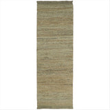Hand Woven Brown Natural Jute and Wool Area Rug