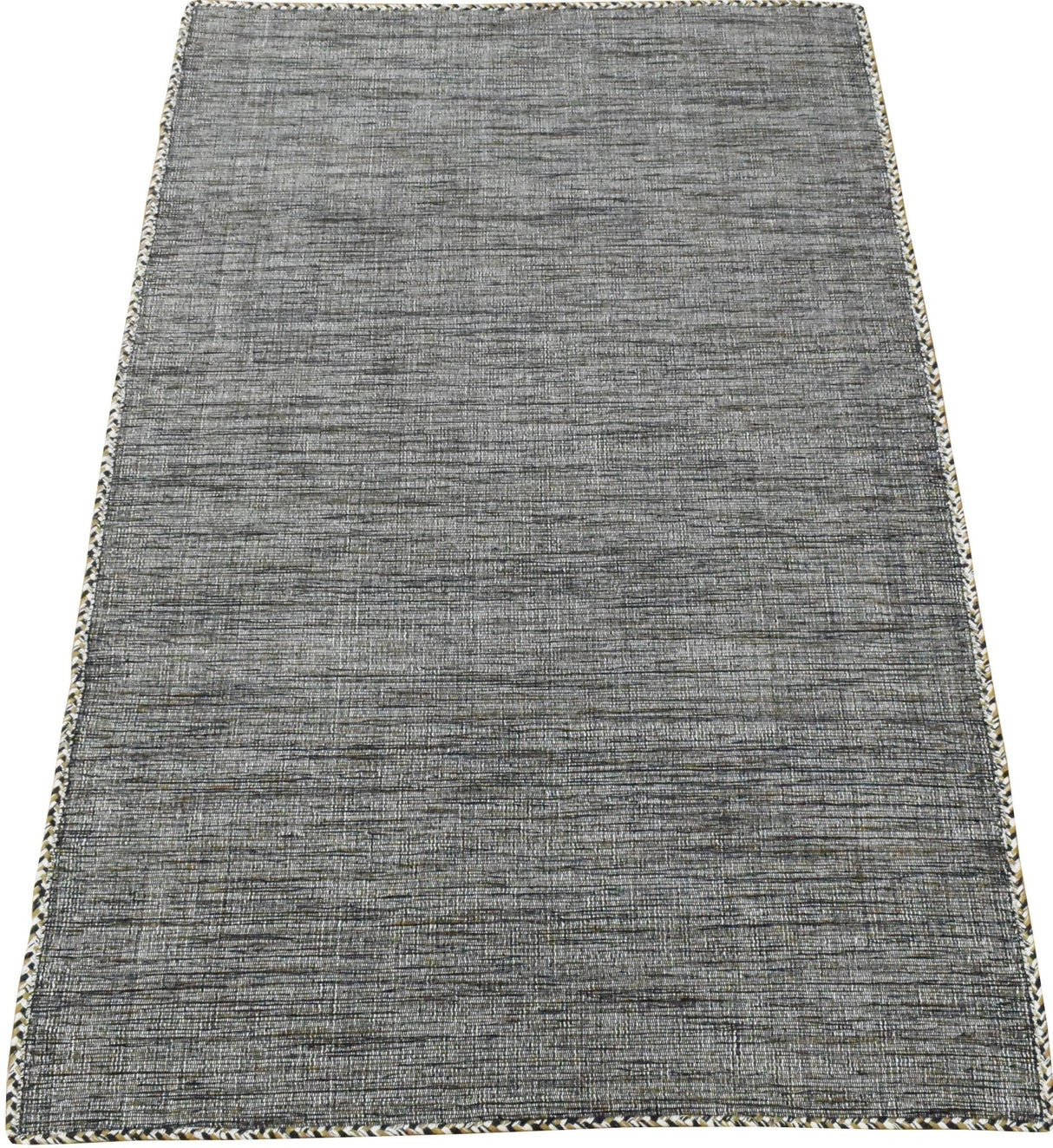 Hand Woven Gray Modern Style Wool Area Rug