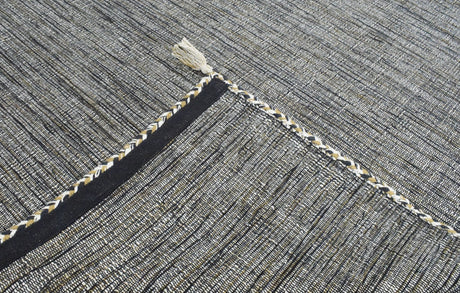 Hand Woven Gray Modern Style Wool Area Rug