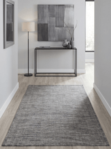 Hand Woven Gray Modern Style Wool Area Rug