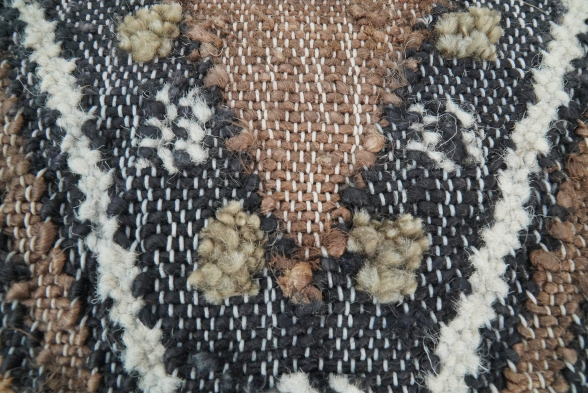 Hand woven Jute and Wool Tribal Accent Pillow, Cushion | PL14-All Products-Parc Decor