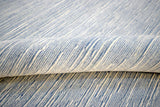Hand Woven Modern Solid Silver Wool 5x8 Area Rug