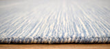 Hand Woven Modern Solid Silver Wool 5x8 Area Rug