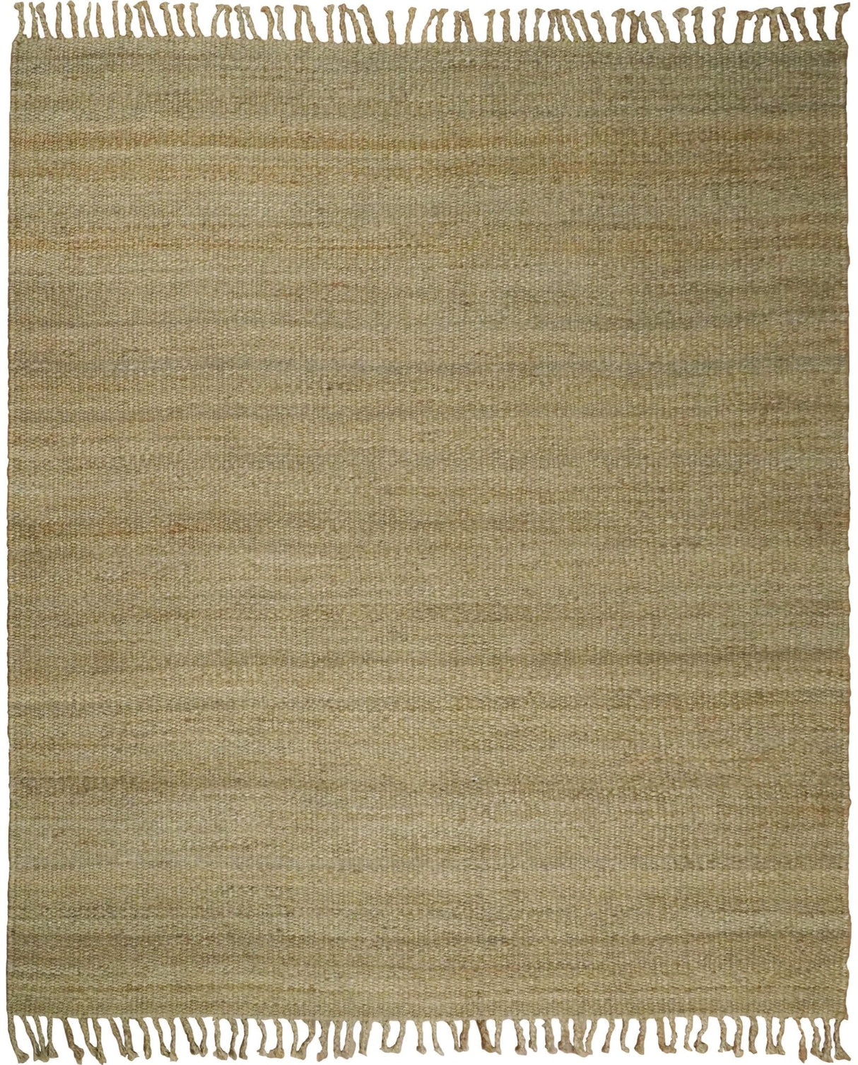 Hand Woven Natural Fiber Brown Natural Jute Rug