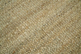 Hand Woven Natural Fiber Brown Natural Jute Rug
