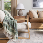 Hand Woven Stripe Throw Blanket