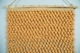 Hand Woven Wool Tapestry Gold and Camel Bohemian Modern Wall Hanging-Wall Hanging-Parc Decor