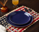 Handcrafted Scalloped Americana Placemats-American Flag Design - Payton James X Tuckernuck-tabletop-Parc Decor