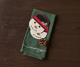 Handcrafted Snowman Beaded Coasters-Table tops-Parc Decor