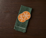 Handmade Beaded Holiday Coaster – Christmas Table Decor by Payton James-Coasters-Parc Decor