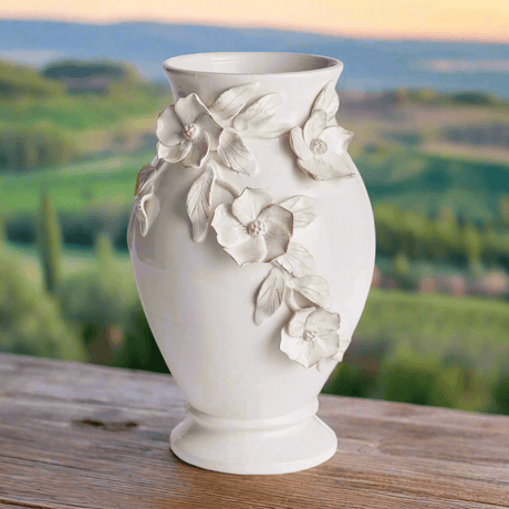 Handmade Italian Dogwood Flower Vase-Vase-Parc Decor