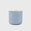 Handmade Porcelain Coffee Cup. Forget-me-Not/Chocolate
