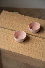 Handmade Porcelain Pinch Bowl. Powder Pink
