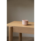 Handmade Porcelain Pinch Bowl. Powder Pink
