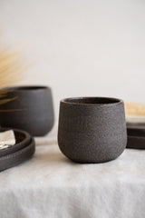 Handmade Stoneware Coffee Cup "Pumpernickel"