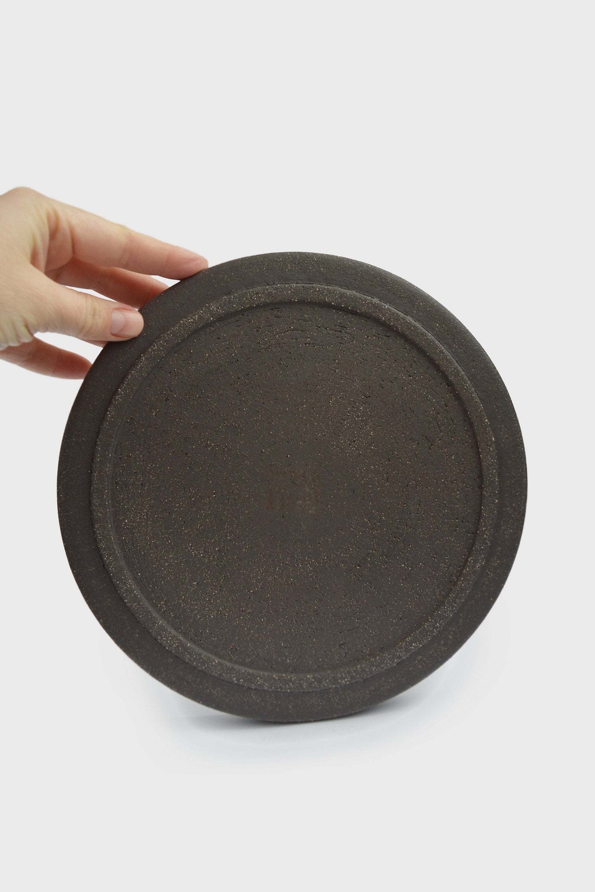 Handmade Stoneware Dinner Plates "Pumpernickel"-Parc Decor