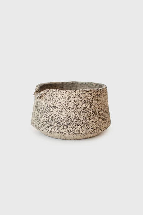 Handmade Stoneware Matcha Bowl - Oats Collection
