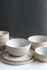 Handmade Stoneware Plates-Parc Decor