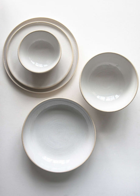 Handmade Stoneware Plates-Parc Decor