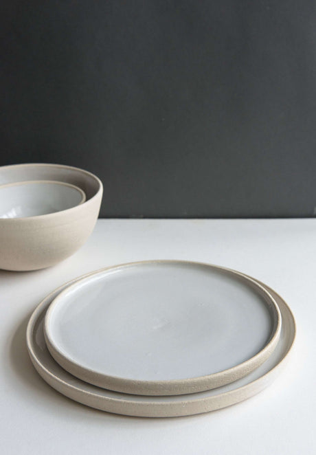 Handmade Stoneware Plates-Parc Decor
