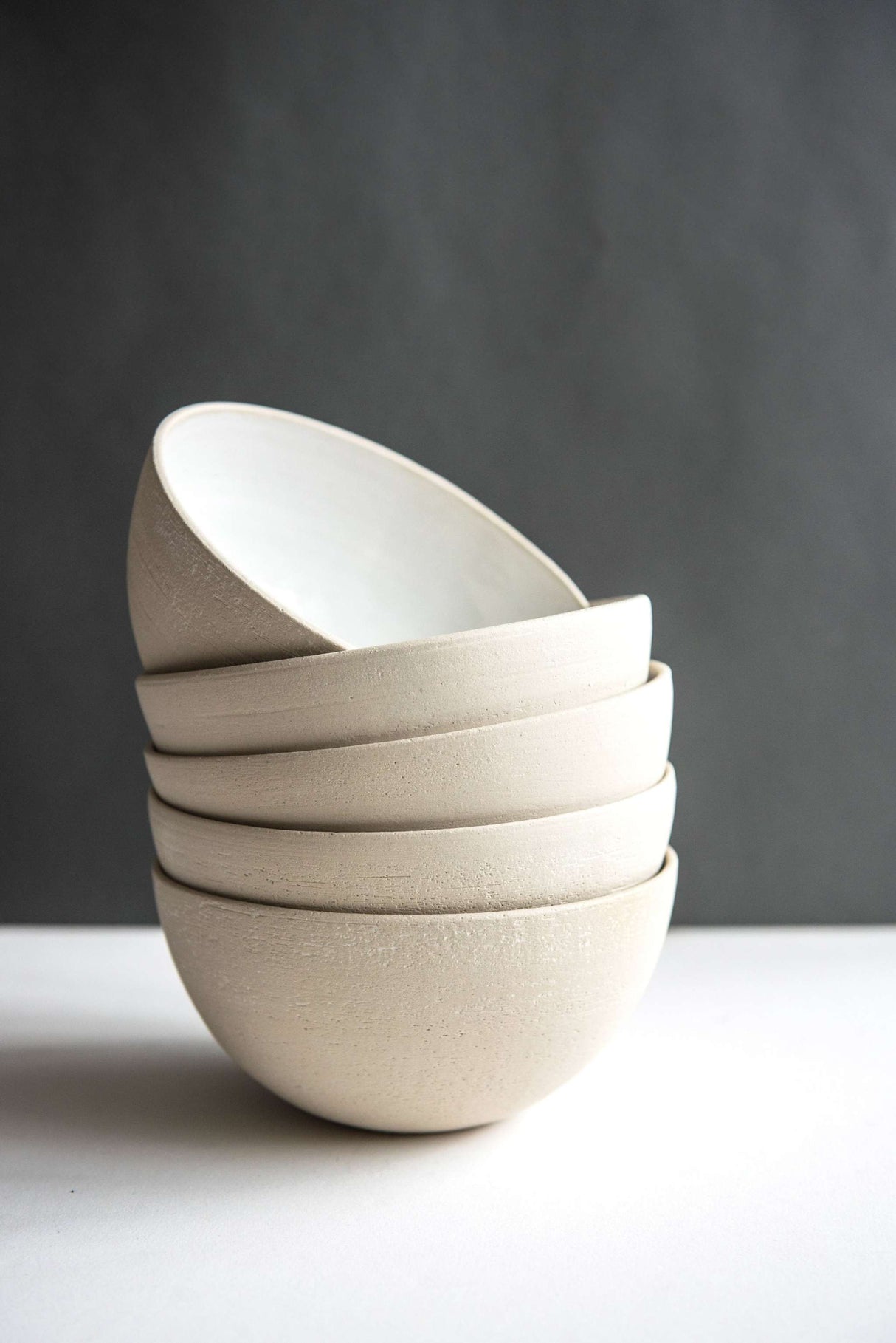 Handmade Stoneware Soup Bowl-Parc Decor