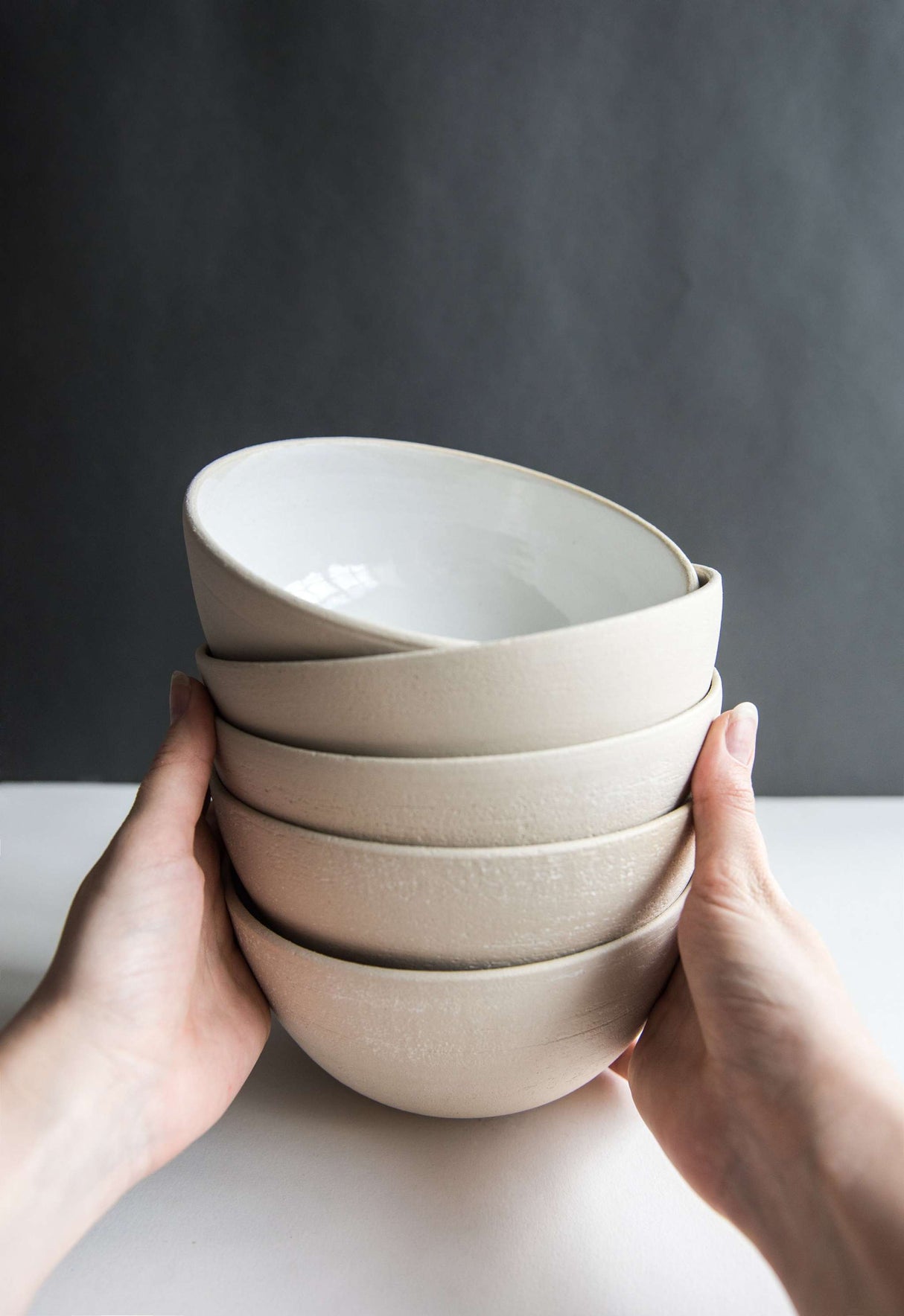 Handmade Stoneware Soup Bowl-Parc Decor