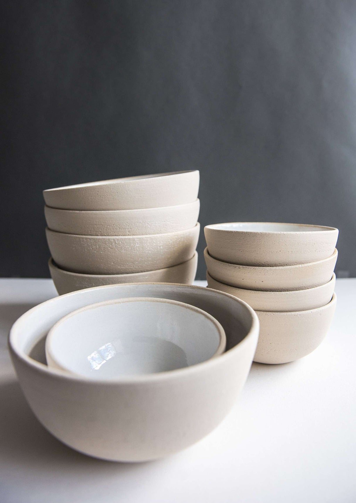 Handmade Stoneware Soup Bowl-Parc Decor