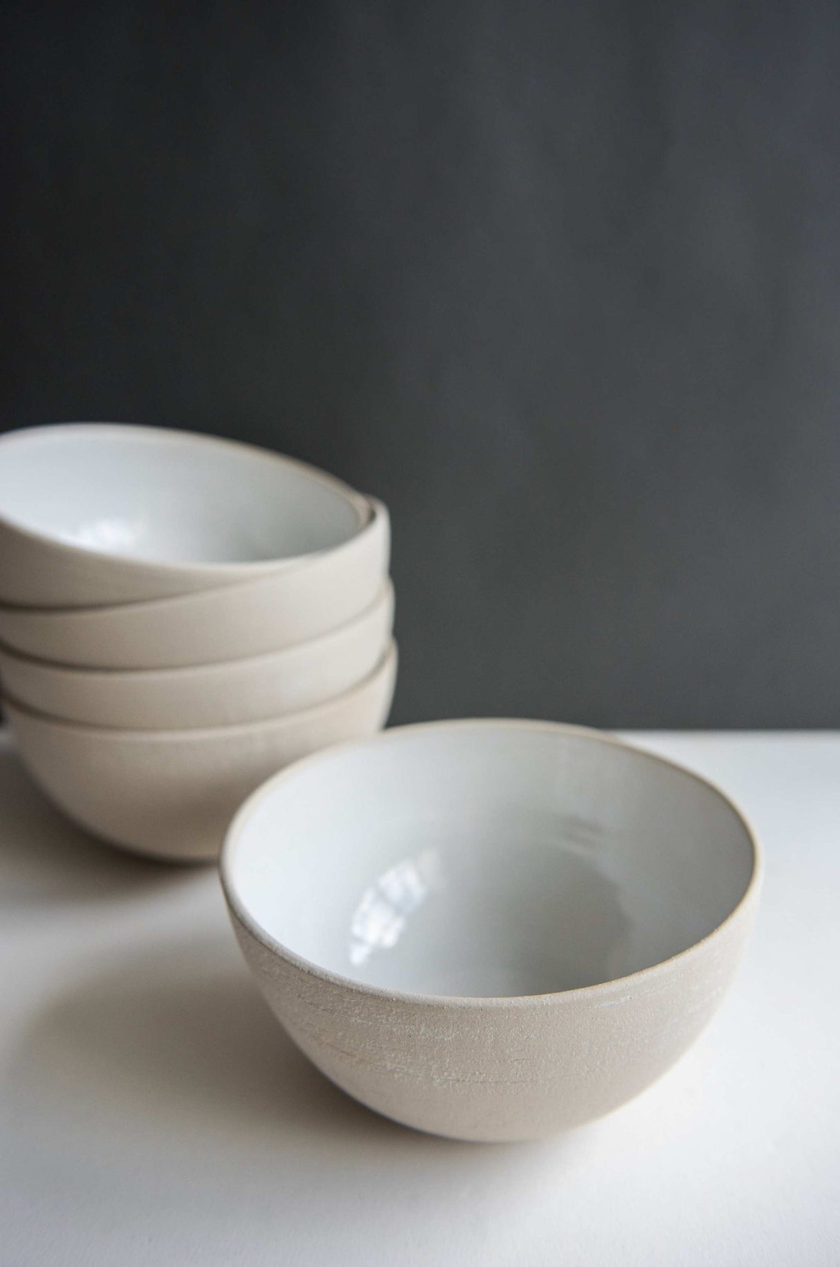 Handmade Stoneware Soup Bowl-Parc Decor