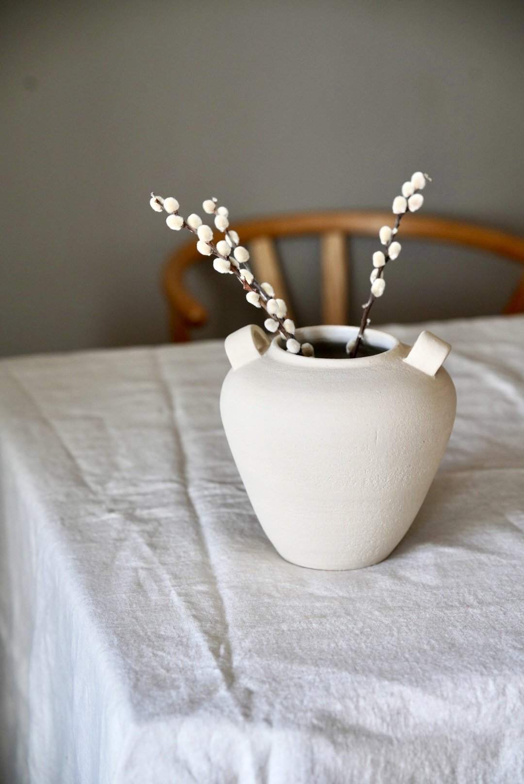 Handmade Stoneware Vase-Parc Decor
