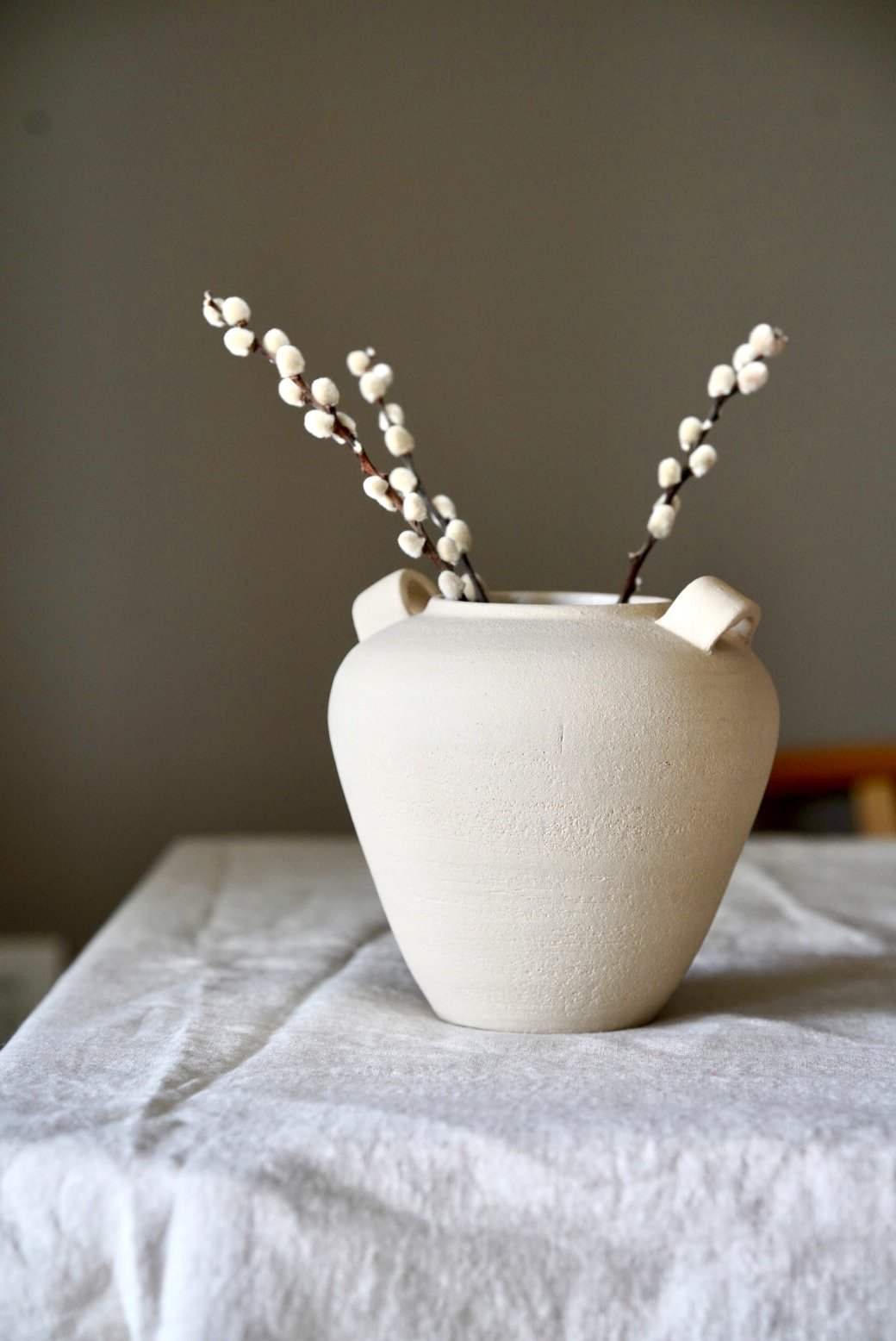 Handmade Stoneware Vase-Parc Decor