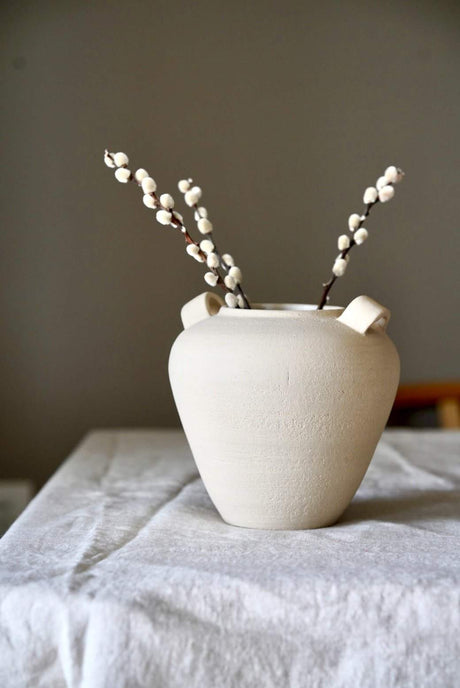 Handmade Stoneware Vase-Parc Decor