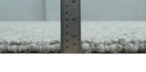 Handwoven Modern Solid Gray Wool Area Rug