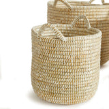 Handwoven Rivergrass Storage Baskets for Coastal Decor (Set of 3)-Storage Baskets-Parc Decor