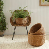 Handwoven Seagrass Storage Baskets (Set of 3)-Storage Baskets-Parc Decor