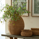 Handwoven Seagrass Teardrop Vase for Boho and Coastal Decor-vase-Parc Decor