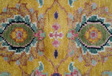Hanoi Oriental Design Mustard Hand Knotted Wool Area Rug