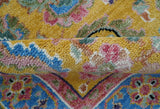 Hanoi Oriental Design Mustard Hand Knotted Wool Area Rug