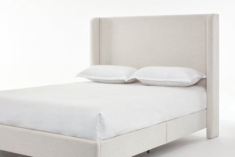 Harper Tall 54" Headboard Upholstered Queen Bed-Bedroom-Parc Decor