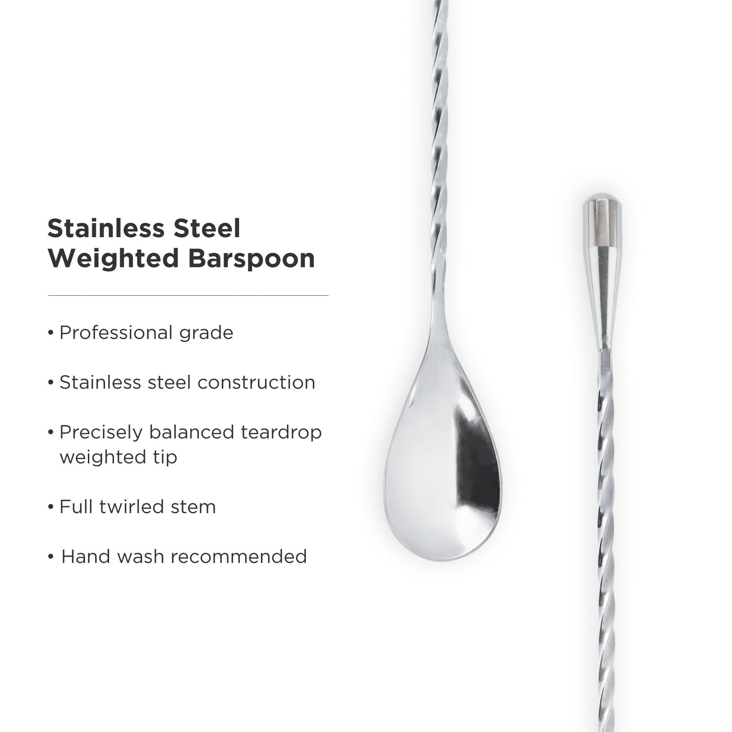 Harrison Weighted Bar Spoon-product_type::barspoon-Parc Decor