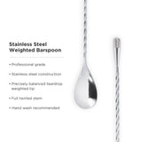 Harrison Weighted Bar Spoon-product_type::barspoon-Parc Decor