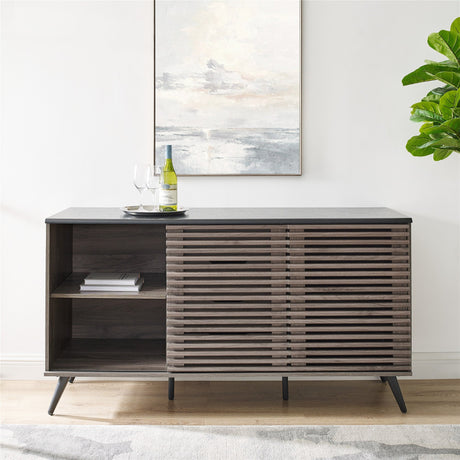 Havana Sliding Door Drawer Sideboard – TV Stand-Dining / Kitchen-Parc Decor