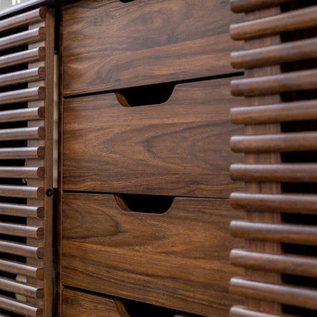 Havana Sliding Door Drawer Sideboard – TV Stand-Dining / Kitchen-Parc Decor