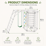 Hawthorn XL – White | Octagon Outdoor Jungle Gym