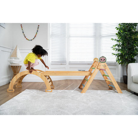 Hazel Cocomelon | Pikler Traingle, Slide & Rocker Set