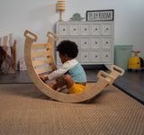 Hazel | Foldable Pikler Triangle with Slide & Rocker