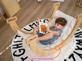 Hazel | Foldable Pikler Triangle with Slide & Rocker